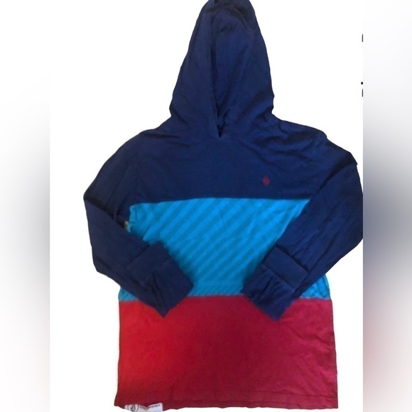 VOLCOM Boys popover top with hood Large - Picture 2 of 4